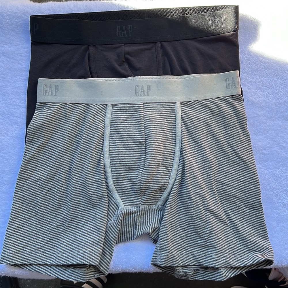 Two small gap underwear. The black is brand new and the gray was wore a few time